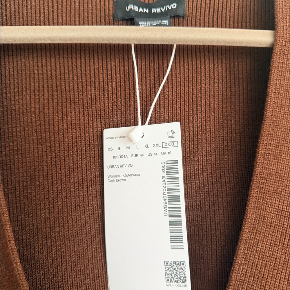 Urban Revivo Button-Front Knit Cardigan - Picture 3 of 4